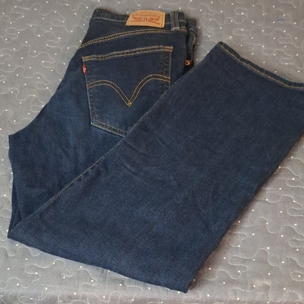Levi's Women's Straight Leg Jeans - Dark Blue